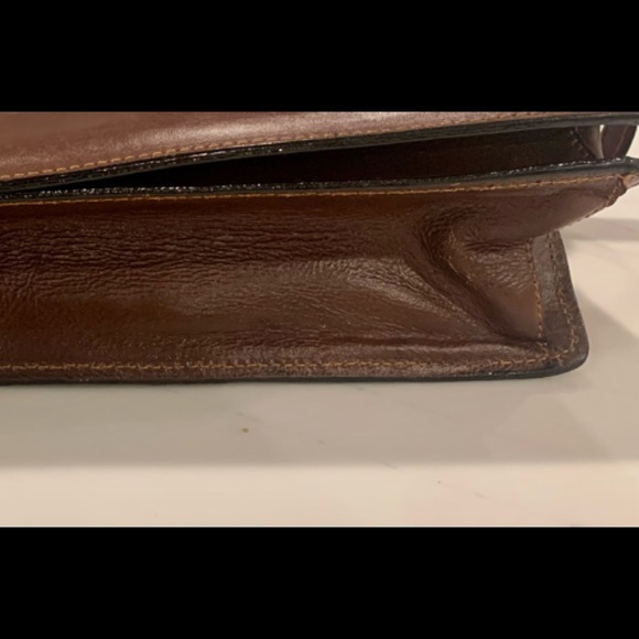 Old Angler leather  briefcase - Picture 9 of 14